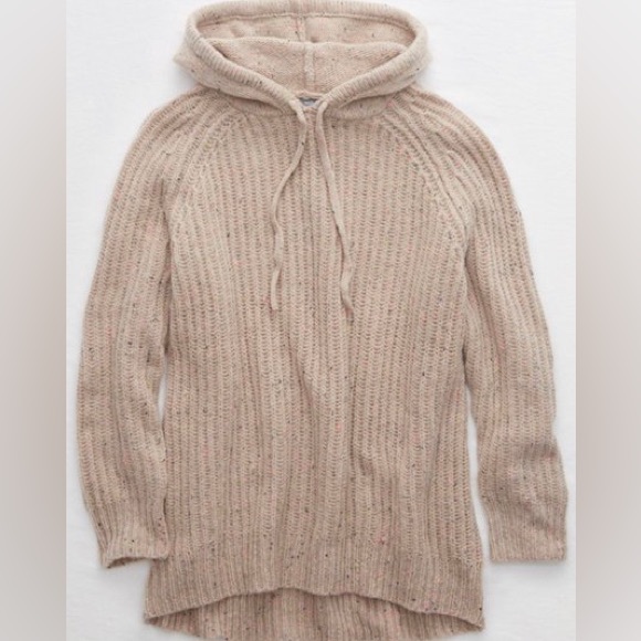 AERIE OVERSIZED OPEN ROAD SWEATER HOODIE - Picture 1 of 8
